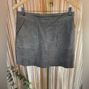 Willow & Clay Suede Leather Mini Skirt size M